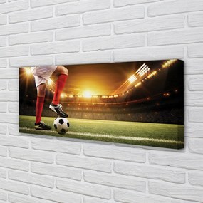 Zdjęcie na płótnie Kontrola Piłki Na Stadionie