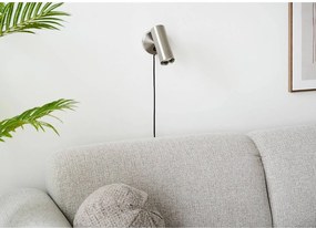 Stalowy kinkiet do kontaktu w kolorze srebra Paris – House Nordic