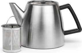 Dzbanek do herbaty ze stali nierdzewnej z sitkiem w kolorze srebra 1,1 l Duet Odense – Bredemeijer