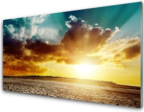 Szkło nad Blatem Żar Słońca Nad Pustynią