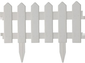 Palisada ogrodowa, tworzywo sztuczne, 40 x 20 cm