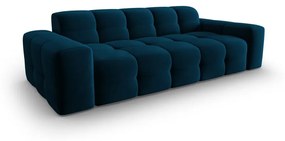 Ciemnoniebieska aksamitna sofa 222 cm Kendal – Micadoni Home