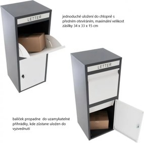 Skrzynka pocztowa na paczki i listy