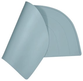 Niebieska silikonowa mata stołowa Kindsgut Rainbow, 47x26 cm