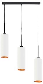 Potrójna lampa wisząca na czarnym stelażu - E5-F65