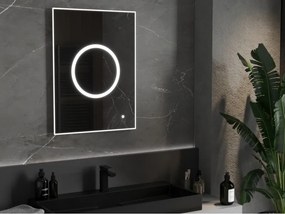 Mexen Koga lustro łazienkowe podświetlane 60 x 80 cm, LED 6000K, antypara - 9821-060-080-611-00