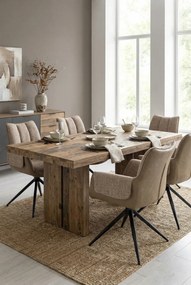 Krzesło na czarnej podstawie nowoczesne szare L3-A32