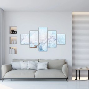 Obraz majestatycznego jelenia (125x70 cm)