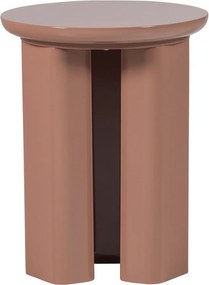 Okrągły stolik z połyskiem ø 40 cm Orivo – WOOOD