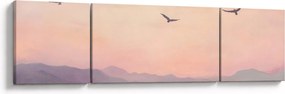 Obraz - Stado ptaków II. (170x50 cm)