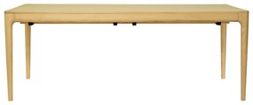Rozkładany stół z litego drewna dębowego 90x200 cm Heart'n'Soul – UMAGE