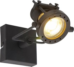 Inteligentny reflektor czarny z WiFi GU10 - Suplux