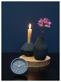 Niebieski budzik Karlsson Tinge, ø 9 cm