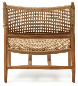 Drewniany fotel ogrodowy w naturalnym kolorze Codolar – Kave Home