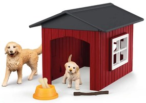 Schleich 42722 Buda dla psa z golden retrieverem