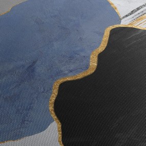Obraz - Teksturowane kształty (170x50 cm)