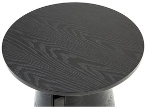 Czarny stolik Teulat Cep, ø 50 cm