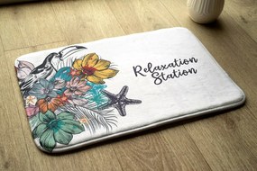 Dywanik pod prysznic Dywanik pod prysznic Ptaki Kwiaty