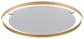 Lampa sufitowa mosiądz 60 cm w tym LED 3-stopniowy ściemniacz - Zlatan Nowoczesny Oswietlenie wewnetrzne