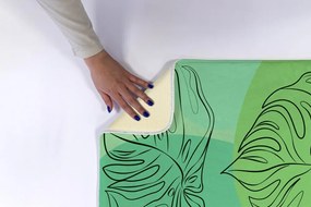 Dywanik łazienkowy antypoślizgowy Dywanik łazienkowy antypoślizgowy Monstera Liście