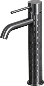 Architek bateria miedziana umywalkowa wysoka metaliczny szary