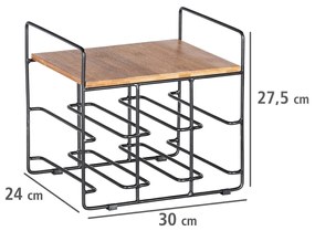 Stojak na wino LOFT z półką, WENKO