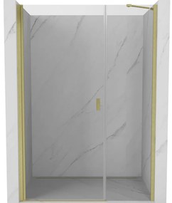 Mexen Mist-B drzwi prysznicowe uchylne 105 cm, transparent, złote szczotkowane - 8A2-105-001-55-00
