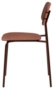 Krzesła w kolorze terakoty zestaw 2 szt. Kirkland – Unique Furniture