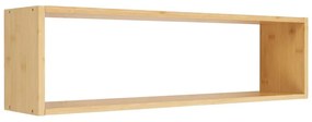Wielopoziomowa bambusowa półka w naturalnym kolorze 70 cm Ember – House Nordic