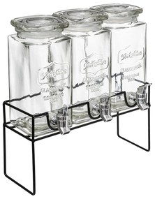 Dystrybutor do napojów MODERN na stojaku, 3 x 1,5 L