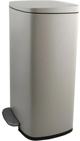 Spirella Kosz na śmieci z pedałem soft-close Akira 50 l, matowy szaro-brązowy, 50 l