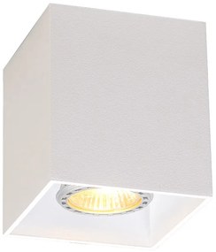 Nowoczesny reflektor biały - Qubo 1