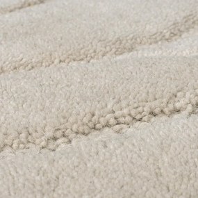 Kremowy wełniany dywan tkany ręcznie 200x290 cm Mesmerise Natural – Flair Rugs