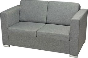 Szara dwuosobowa sofa loftowa T2-L62