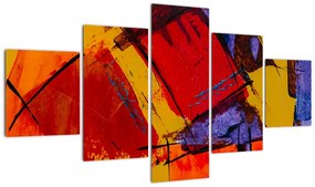 Obraz abstrakcji (125x70 cm)
