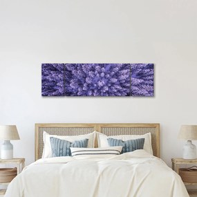Obraz ośnieżonych drzew (170x50 cm)