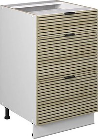 Szafka dolna do kuchni panel dębowy 50x51.6x82 fame-line