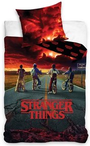 Bawełniana pościel Stranger Things Storm Guards,140 x 200 cm, 70 x 90 cm