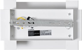 Industrialna lampa ścienna biała 2-światłowa - Coen