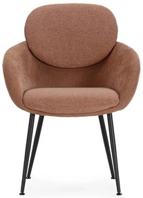 Fotel w kolorze terakoty Nure – MOME