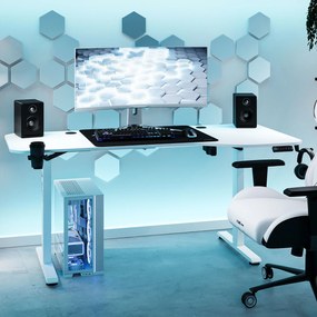 Biurko z regulacją wysokości DIABLO X-TENSIO 1600 białe