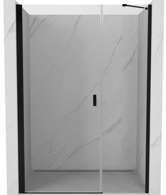 Mexen Mist-B drzwi prysznicowe uchylne 95 cm, transparent, czarne - 8A2-095-001-70-00
