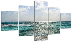 Obraz powierzchni morza (125x70 cm)