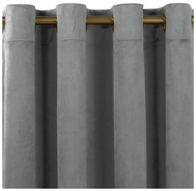 Antracytowa zasłona 200x270 cm Vila – Homede