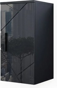 Szafka łazienkowa antracyt wysoki połysk 30x24x59 irma