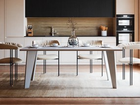 Stół ARIS 138 x 80 cm do kuchni, salonu, jadalni Szary