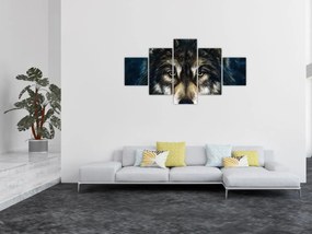 Obraz - Wilk (125x70 cm)