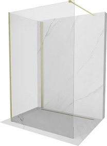 Mexen Kioto ścianka prysznicowa Walk-in 135 x 90 cm, transparent, złota szczotkowana - 800-135-212-55-00-090