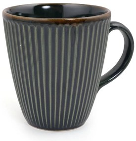 Ciemnozielone ceramiczne kubki zestaw 6 szt. 0.3 l – Hermia