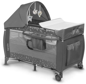 Lionelo - Łóżeczko turystyczne SVEN PLUS szary